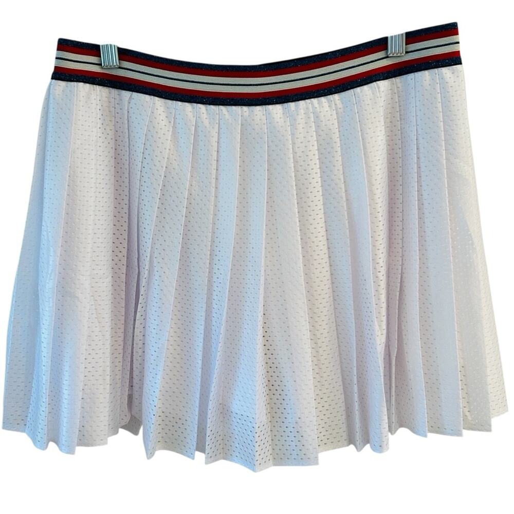 Rally Club White Pleated Skort Skirt Pickleball Tennis XL - Picture 2 of 11
